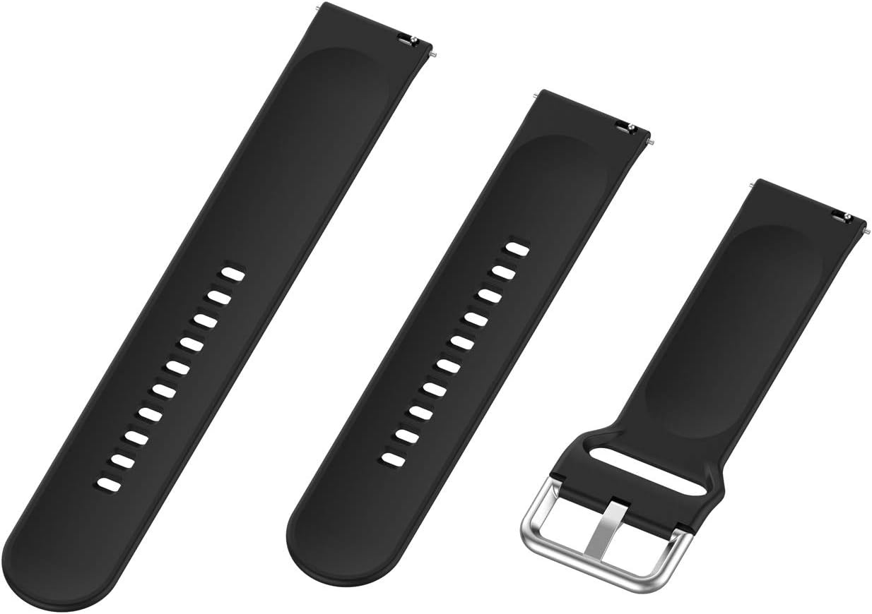 22MM Bands for Coucur Y66/SOMTLERK A221/Csasan T70/RUIMEN D1 H1/ENOMIR IDW19/Soudorv T70/Jacoosa K62 Replacement Wristbands Colourful Silicone Bracelet Quick Release Strap Arm Bands, Soft and Durable - Image 7