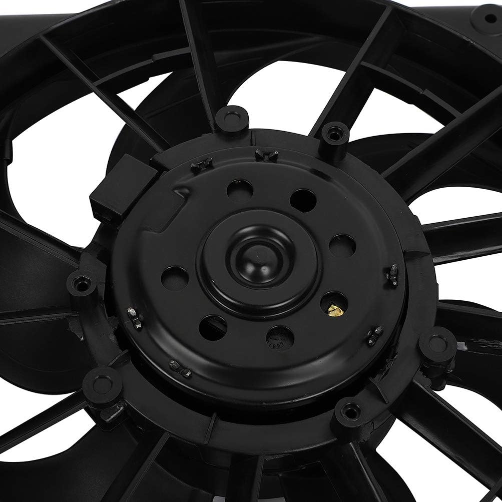 Radiator Condenser Fan Assembly Cooling Fan Driver Passenger Side/LH RH 620-104 KFKGF Universal Slim Fan Push Pull Radiator Condenser Fan Assembly Cooling 12V Mount Kit 1995-2000 for Ford for Contour