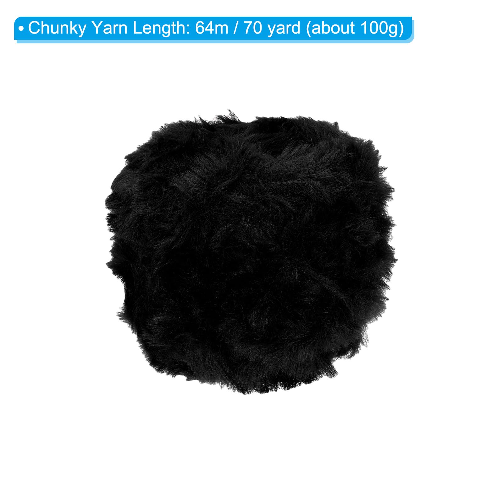 PATIKIL 70yds Faux Fur Yarn - Image 2