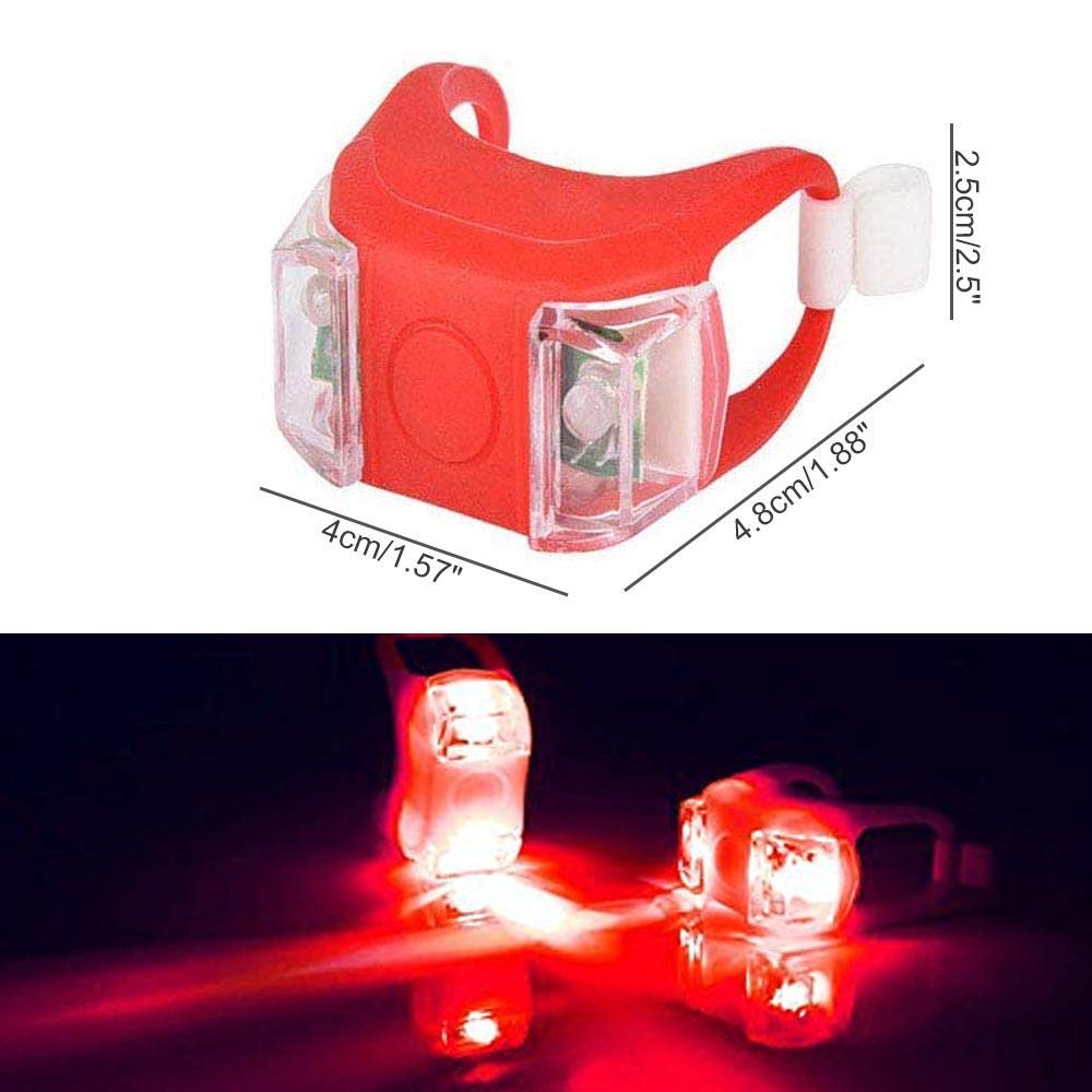 Womdee, 2 luci a LED per Navigazione Marina, luci di Sicurezza notturne con 3 modalità, luci di riserva a energia per Barca, Kayak, Fiocco, Bici, Animali Domestici, Batteria Inclusa, Verde e Rosso