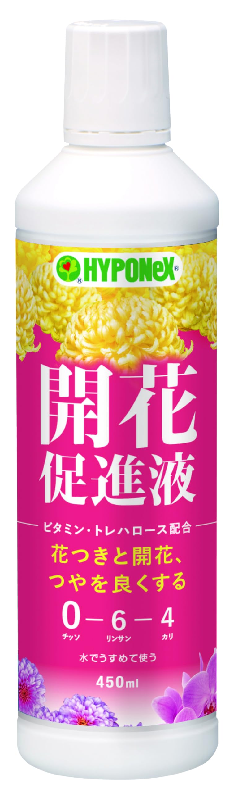 Amazon.co.jp: ハイポネックス 液体肥料 開花促進液 450ml 13種の