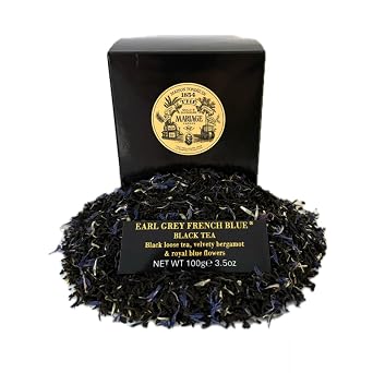 Mariage Freres Earl Grey French Blue, Black Tea 100g 3.5oz Loose Tea 1 Pack