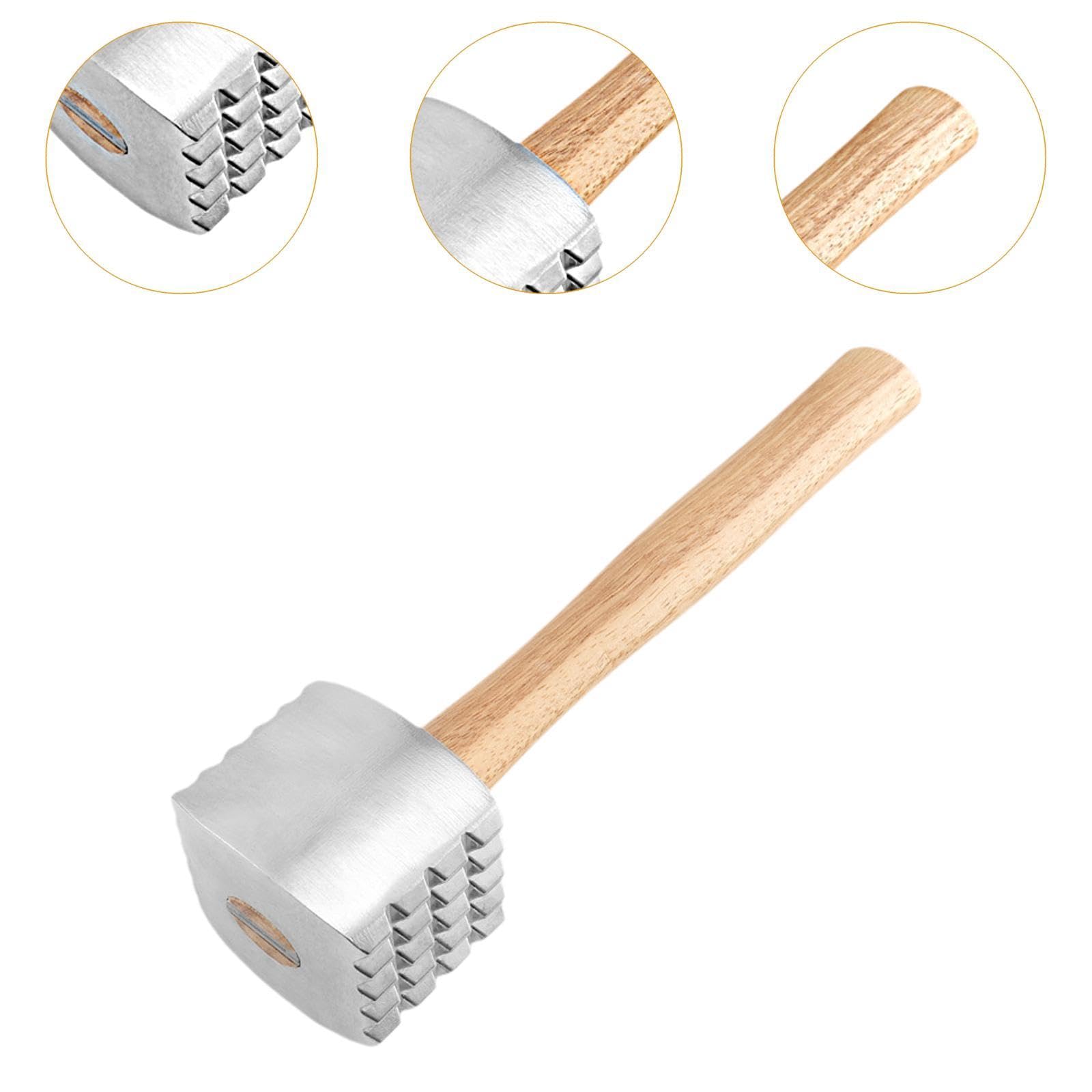 Fleischklopfer aus Holz, Fleischweichmacher, Rindfleischsteakhammer, Hähnchenstampfer, Fleischklopfer,