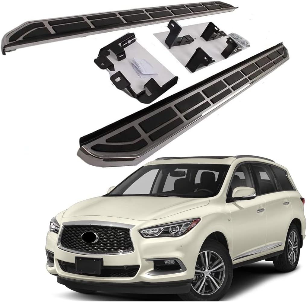 Stainless Steel for Infiniti JX35 QX60 2013-2019 2020 2021 Running Boards Side Steps nerf bar Protector Pedal