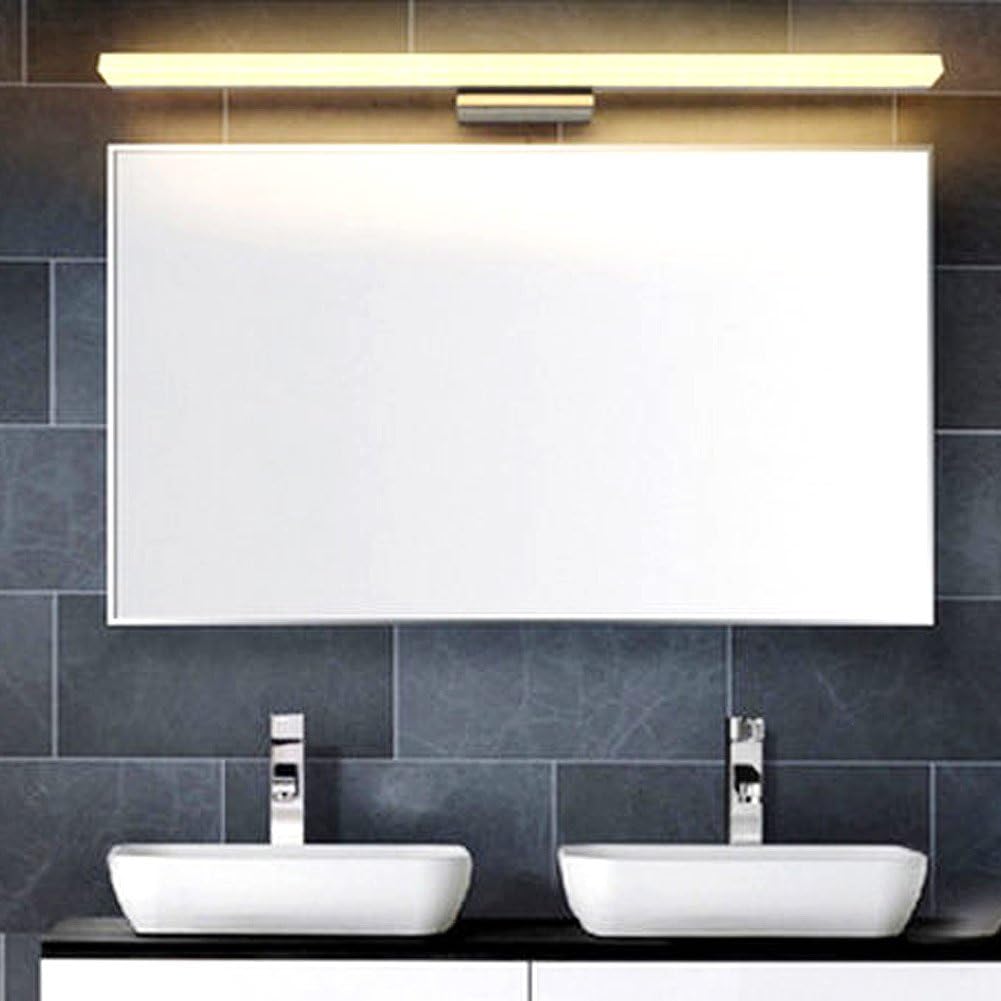 UPON SUN Modern Bathroom Wall Light Mirror Front LED Lighting Waterproof Antifogging LED Tube Vanity Light (20W 47.2 inch, Warm White)