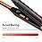 Terviiix Small Flat Iron for Short Hair, Temperature Adjustable Pencil Flat Iron Fast Heat Up, 3/10 Inch Beard Straightening Iron Dual Voltage with Tourmaline Ceramic Plates, Auto Shut Off