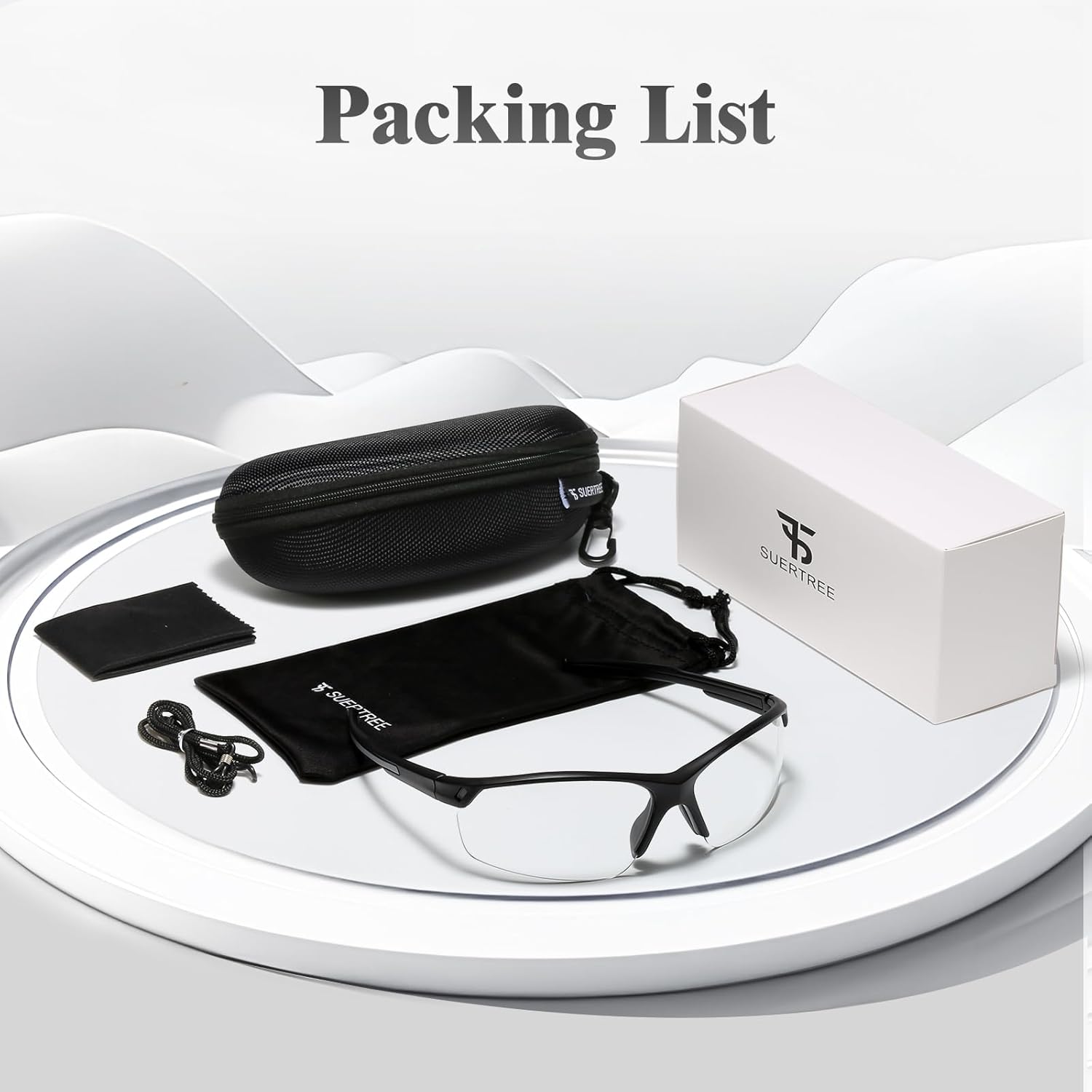 Suertree Photochromic Cycling Glasses Men Women Clear Sports Sunglasses Mountain Bike Riding MTB Bicycle Running Golf - Image 6