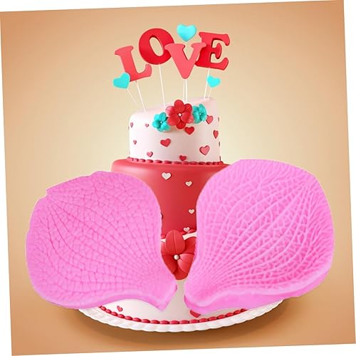 Miniatura 4 de Veemoon Moldes para fondant, moldes de silicona, moldes para tartas, moldes para pasteles, moldes para gelatinas, moldes para hornear, pétalos,