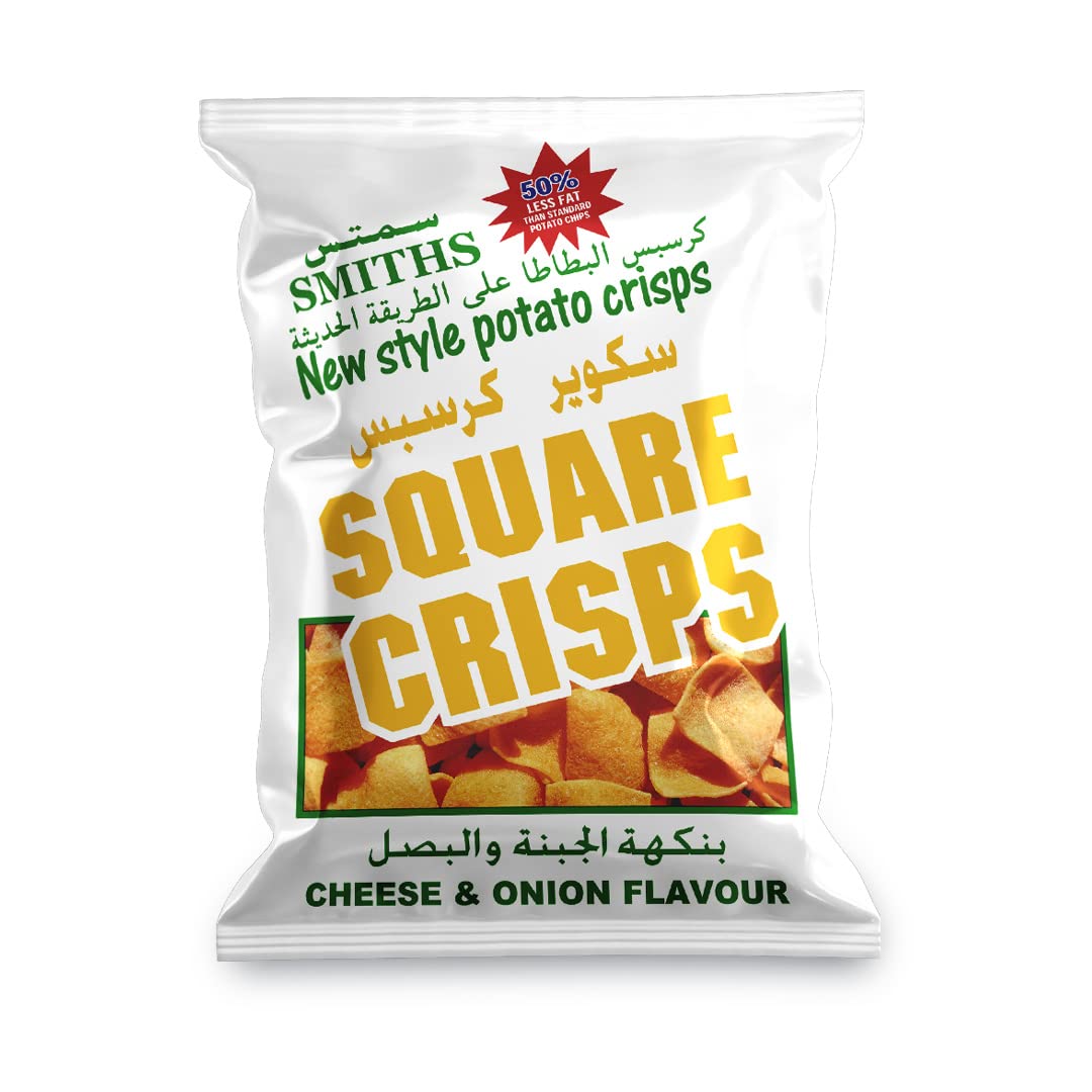 Smiths Cheese and Onion Square Crisps 25 g