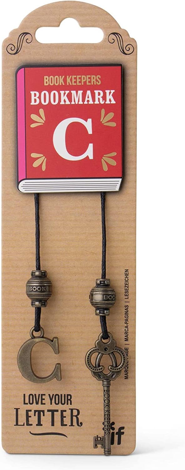 IF Book Keepers Personalised Bookmark - Letter C