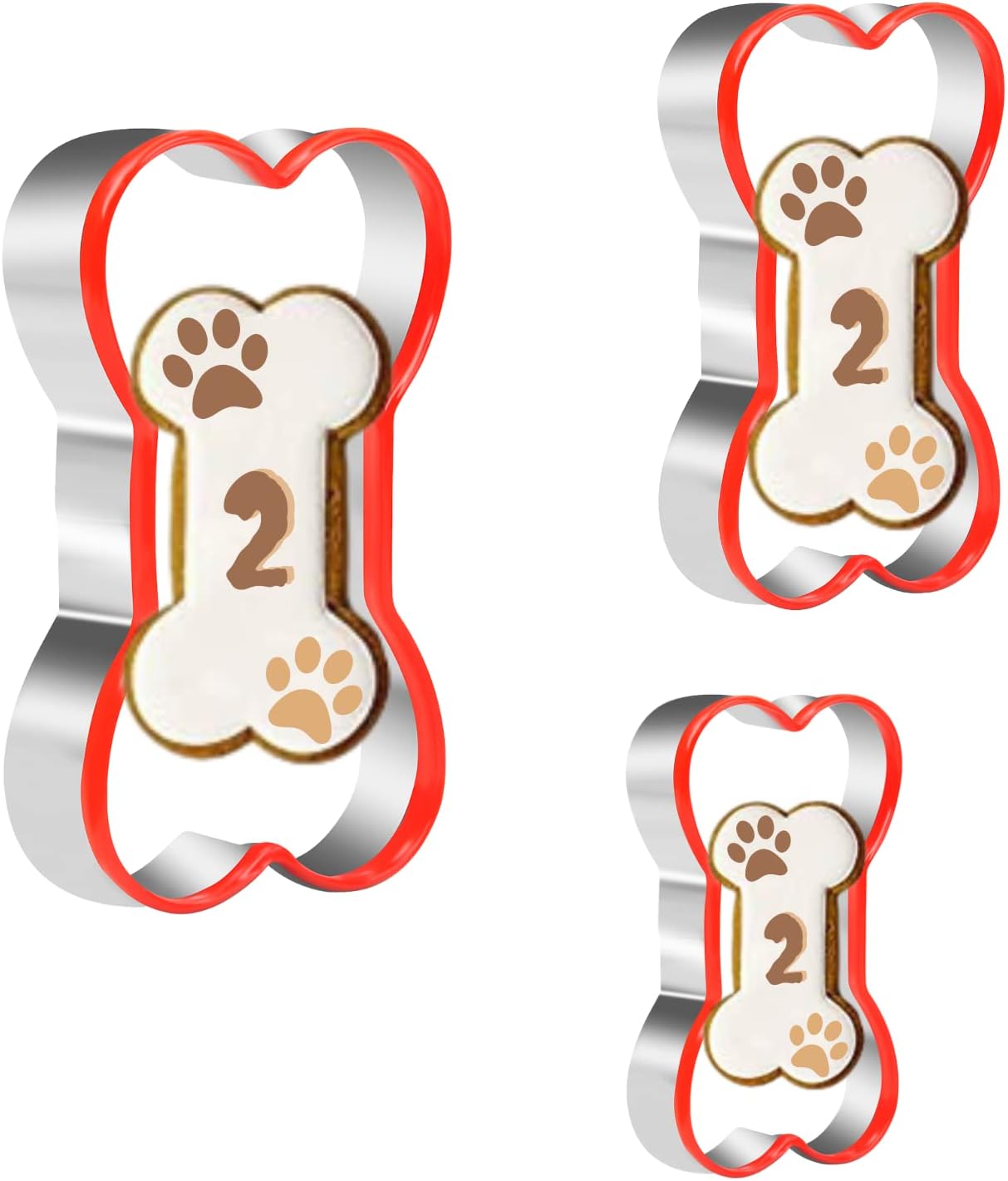 Bone Cookie Cutters Set