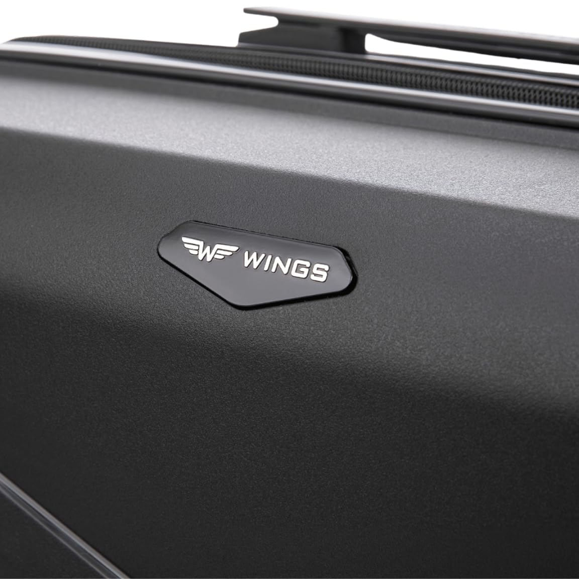 WINGS PHOENIX Mała Walizka Kabinowa 55 cm - Twarda Polipropylenowa z Zamkiem Szyfrowym i 4 Kółkami 360° - Lekka, Dwukomorowa, Stylowa
