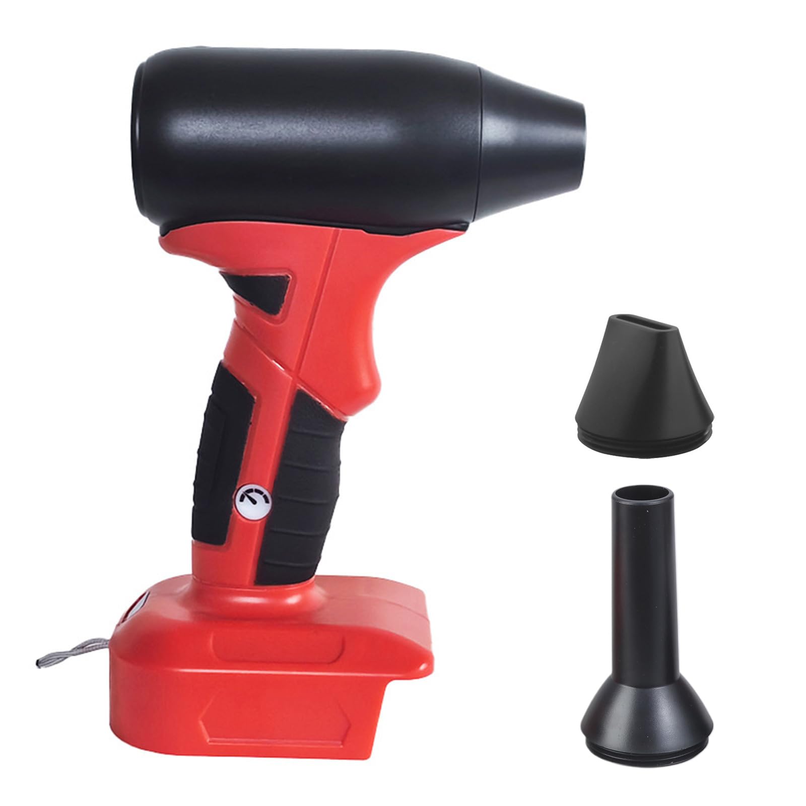 YHAILI Small Blower Cordless Violent Fan Compatibles with 18-20V Battery 4 Adjustable Speeds for Car Drying and