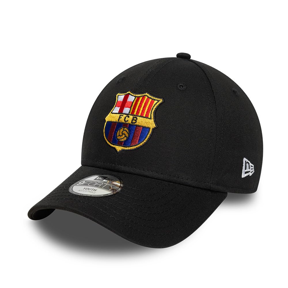 New Era Core 9Forty FC Barcelona Jr Cap, Black, One Size