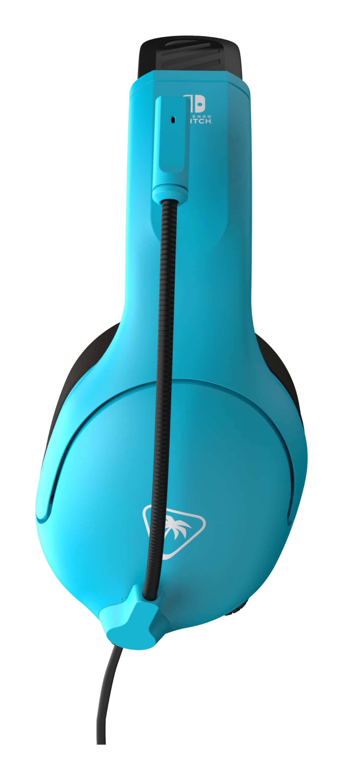 Turtle Beach Airlite Fit Wired Gaming Headset: Officially Licensed for Nintendo Switch, Nintendo Switch 2/Lite/OLED Model - Flip-to-Mute Mic, Over-Ear Comfort Cushions, 40mm Speakers - Neon Blue & Red - Nintendo Switch 2 - Very Good - Used Accessory - Image 2