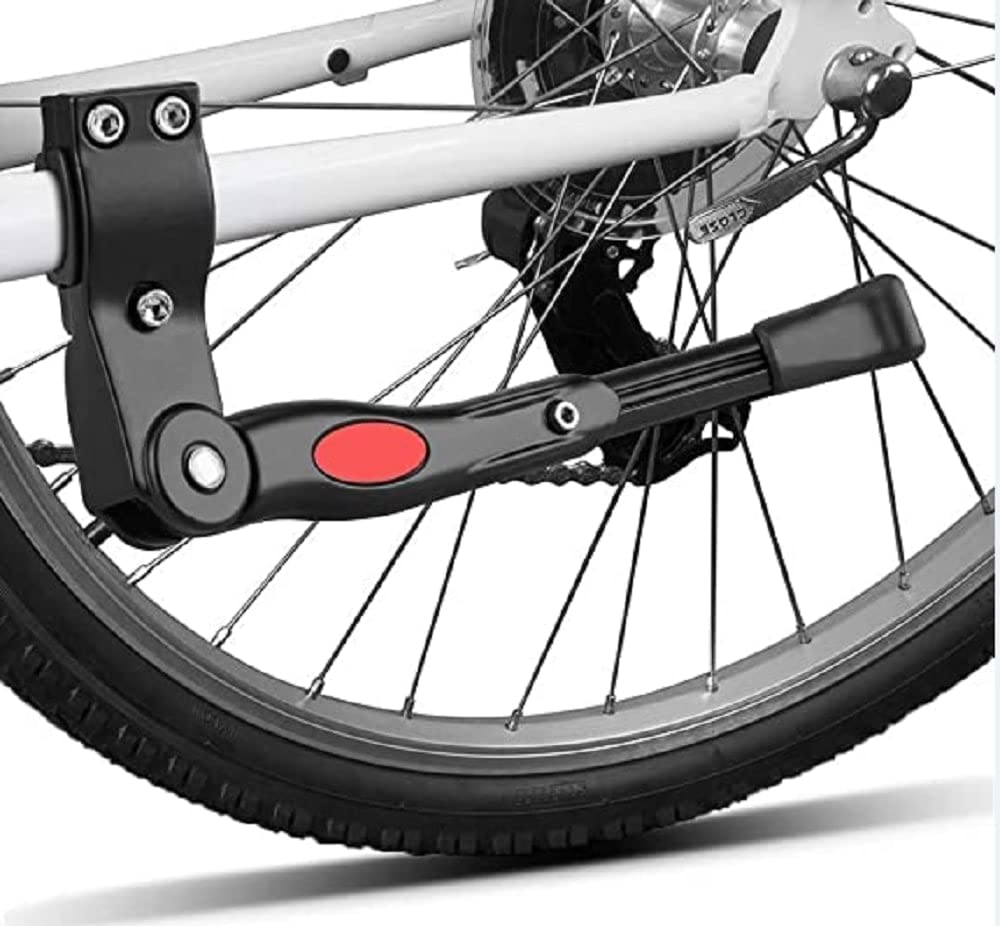Ilsha® Bike Kickstands, Side Kickstand, Bike Stand,Adjustable Support Aluminum Alloy Kickstand, Mountain Bike Bicycle Cycle Prop Kick Stand Rubber Foot. (Long Height)-picture-20