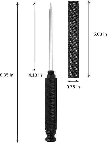 Miniatura 2 de Palillo de hielo con cubierta de seguridad, mango de aleación de aluminio, cuchillo de acero inoxidable con herramienta de púa para romper hielo,