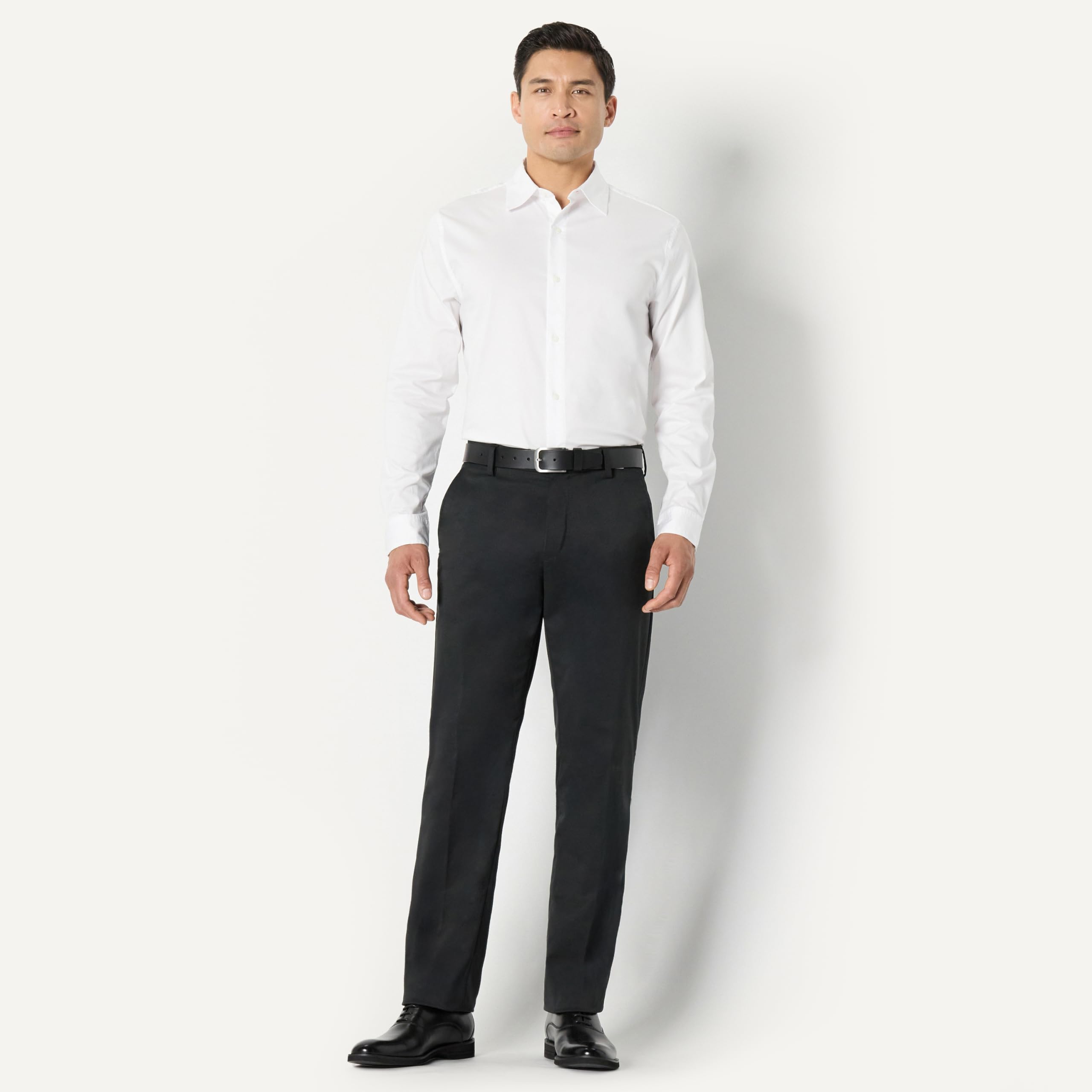 Amazon Essentials Uomo Camicia Elegante Elasticizzata a Maniche Lunghe e Antipiega vestibilità Regolare