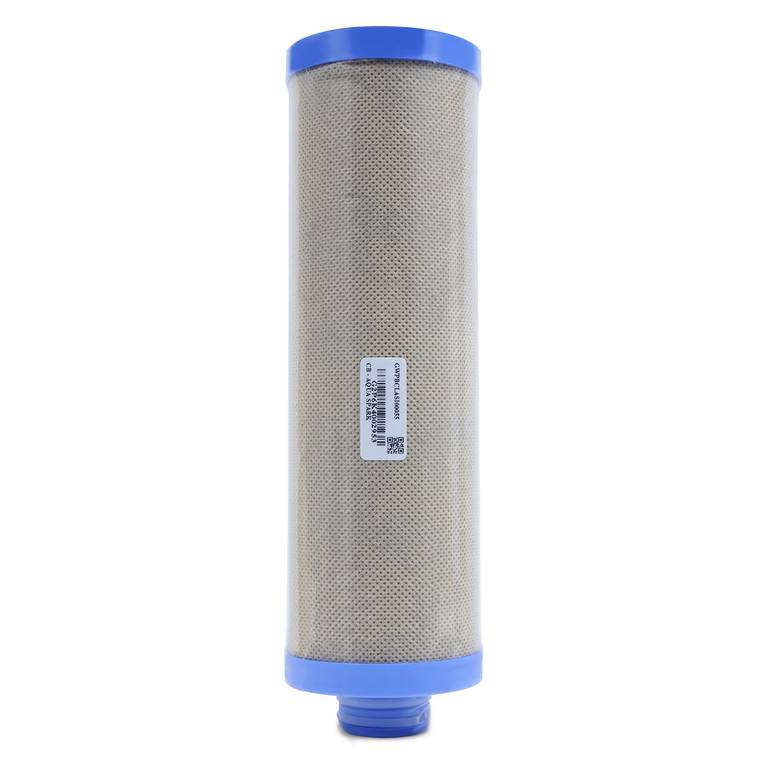 ກັບຄືນໄປບ່ອນ view of a single water filter cartridge from the Aquaguard Gold Nova UV KIT, showing product label.