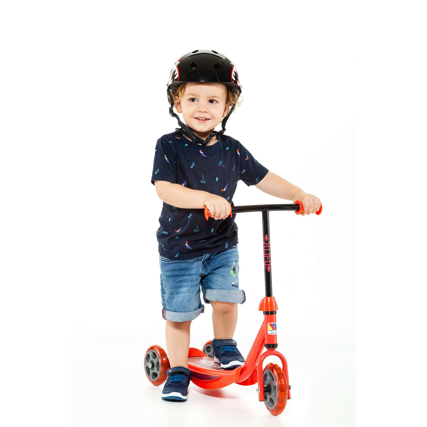 MOLTO | Patinete Infantil My 1st Scooter Rojo – 3 Ruedas Estables – Plataforma Antideslizante – Ideal para Niños a Partir de 2 Años – 57,5 x 18 x 58 cm