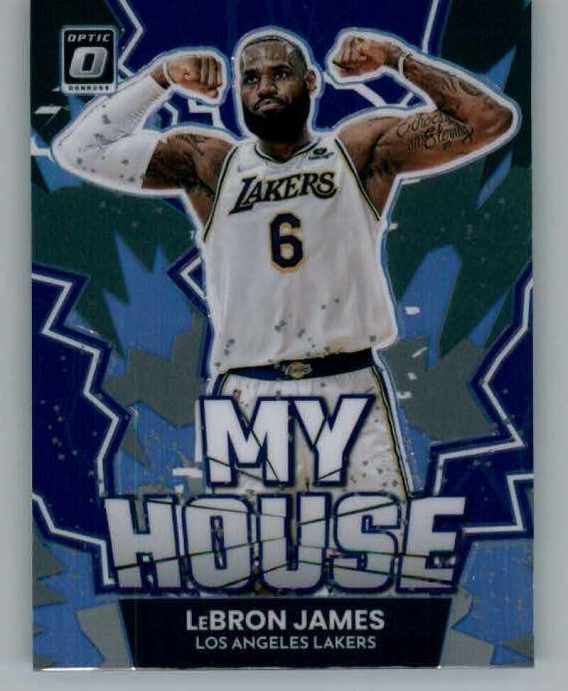 2022-23 Donruss Optic My House Holo #4 LeBron James Los Angeles Lakers NBA Basketball Trading Card