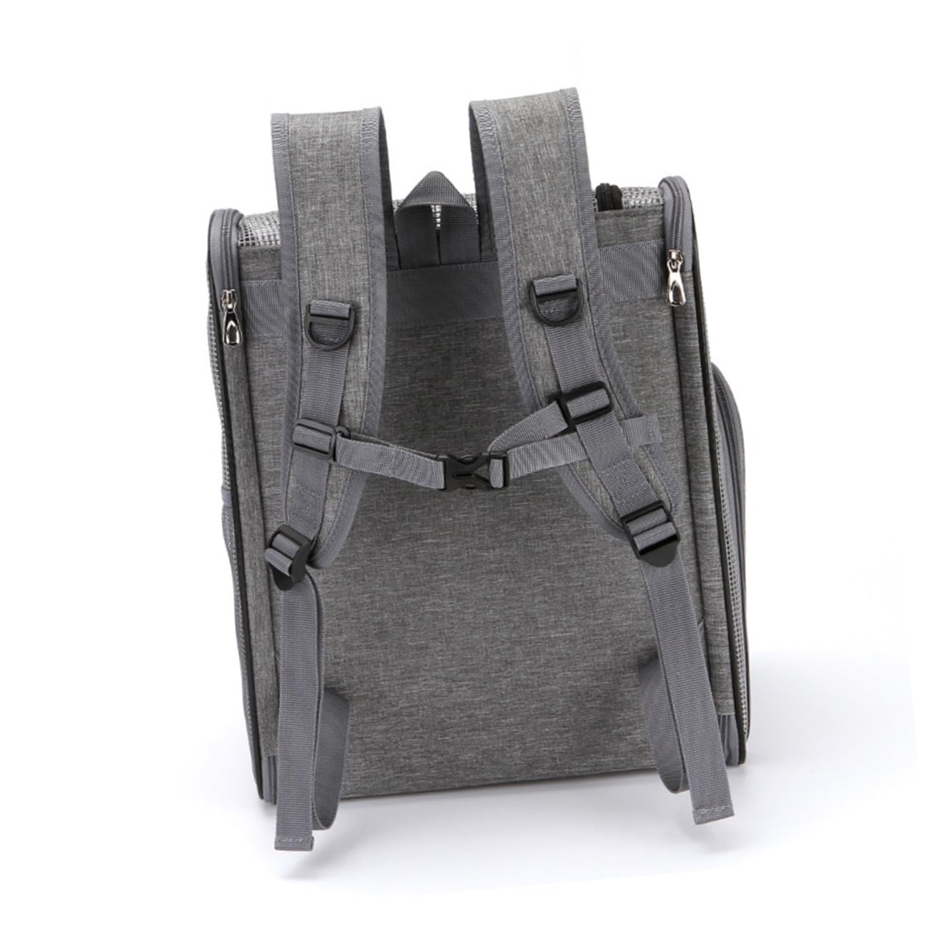 DOITOOL 1pezzi Zaino per Animali Domestici in Rete Traspirante Borsa Tracolla Portatile per Gatti e Cani Materiale Poliestere Resistente e Pratico