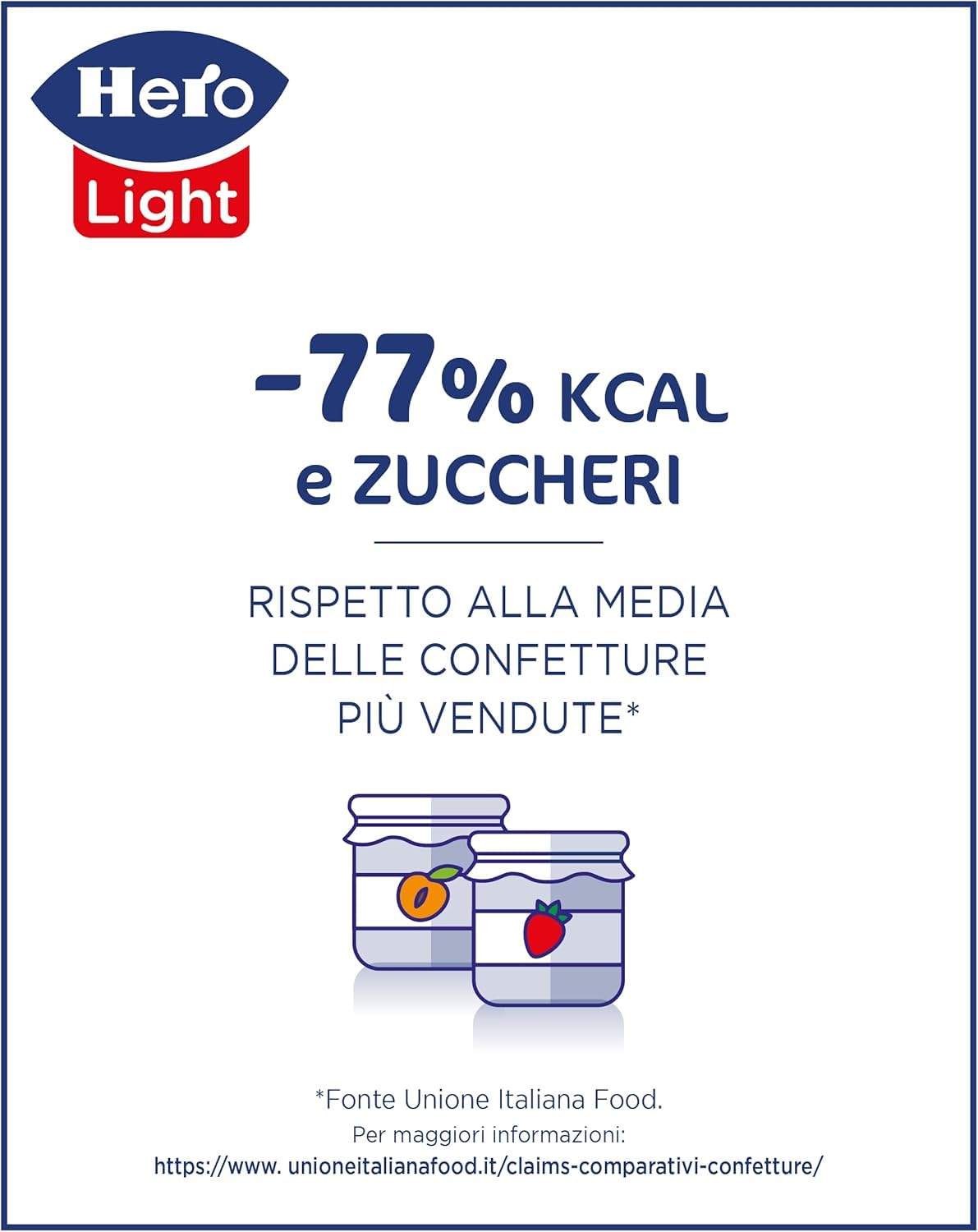 Hero Light Aprikose Marmelade 8x280g ohne Konservierungsstoffe Italian Gourmet Polpa 400g
