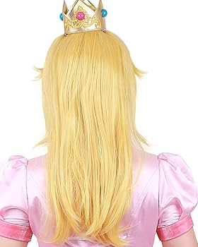 【新品】ピーチ姫 カットセット済みコスプレウィッグ Amazon.co.jp: ピーチ姫 コスプレウィッグ Princess Peach Wig