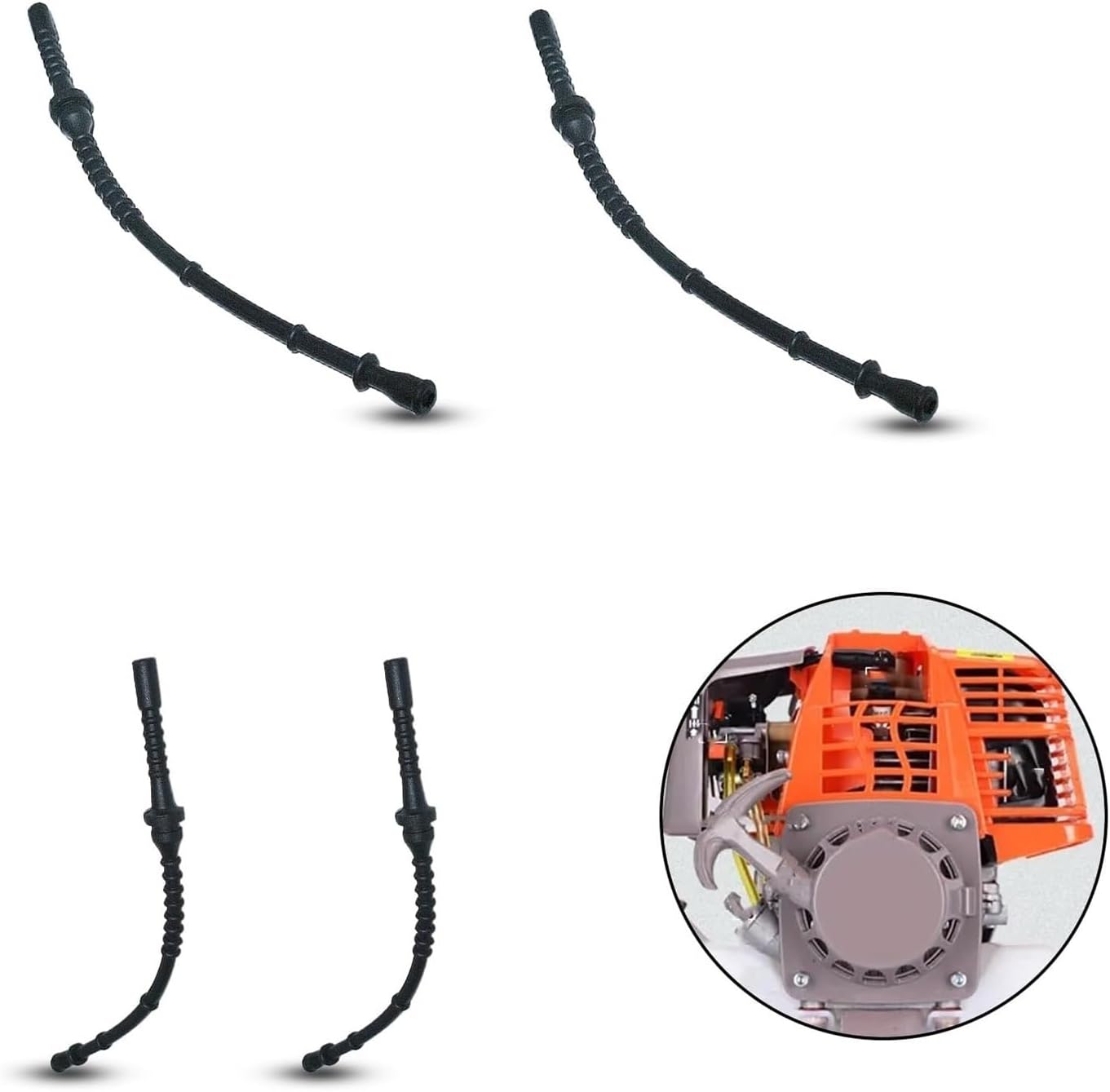 4Pcs Fuel Hose Line Pipe Kit Fit For FS120 FS200 FS250 FS300 FS350 FS450 FS480 Brush Cutter