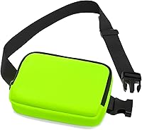 Vista 64 de Riñonera, bolsa para cinturón, correa ajustable ajustable de 40 pulgadas, para mujeres y hombres Beige