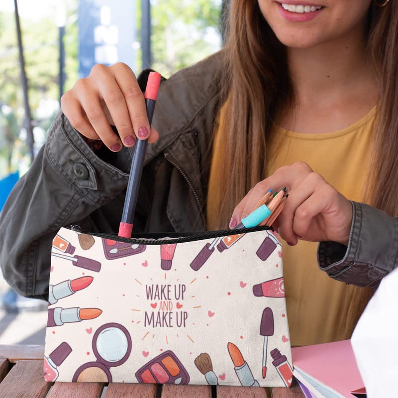 Image of TheYaYaCafe Cosmetic Bag - Multifunctional Makeup Pouch for Women | Travel Kit Storage & Toiletry Organizer Bag