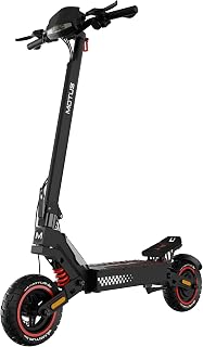 Motus Daytona 10: Moteur 1000W, autonomie jusqu'à 60 km, Batterie 48V 13,5Ah. Double Suspension, Freins à Disque, Roues 10 Pouces, 25 km/h: Plus de Dynamisme, de Confort et de Liberté au Quotidien.