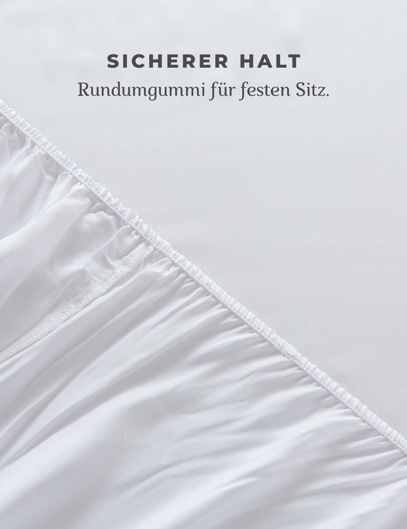 Spannbettlaken 200x200, Weiß, Bambus, für Höhe Matratzen bis 35CM, Seiden Weiches, Kühlendes, Hypoallergen, Allergiker Spannbetttuch