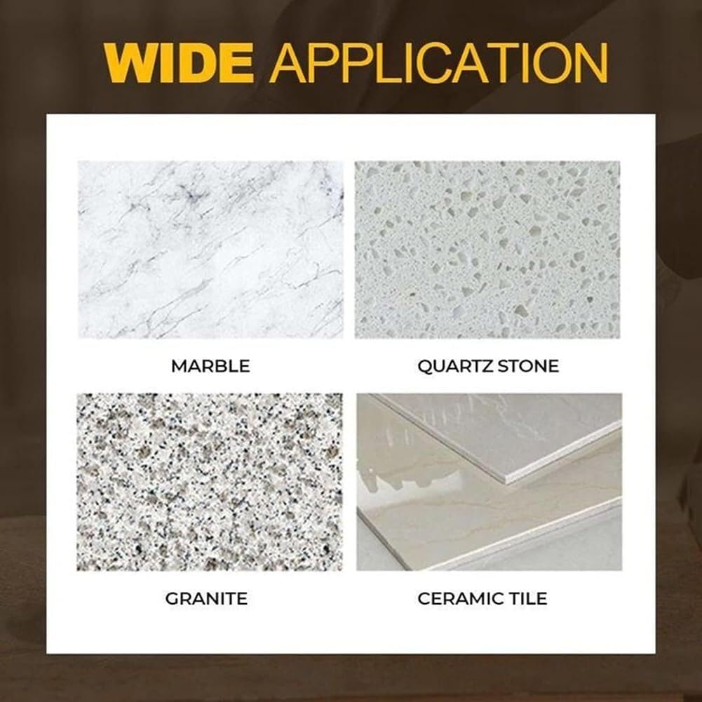 Fresa Diamantata 35mm per Bordi, Punta Rotonda per Smussare Piastrelle Marmo Granito Ceramica, Utensile Manuale per Lavori di Rifinitura a Secco e ad Acqua