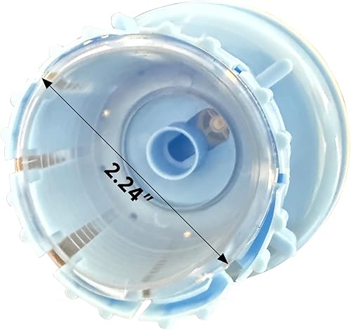 Miniatura 1 de Dispensador de botellas de agua, bomba de presión manual azul, bomba de presión para beber, bomba de presión de agua, tapa se adapta a la mayoría de