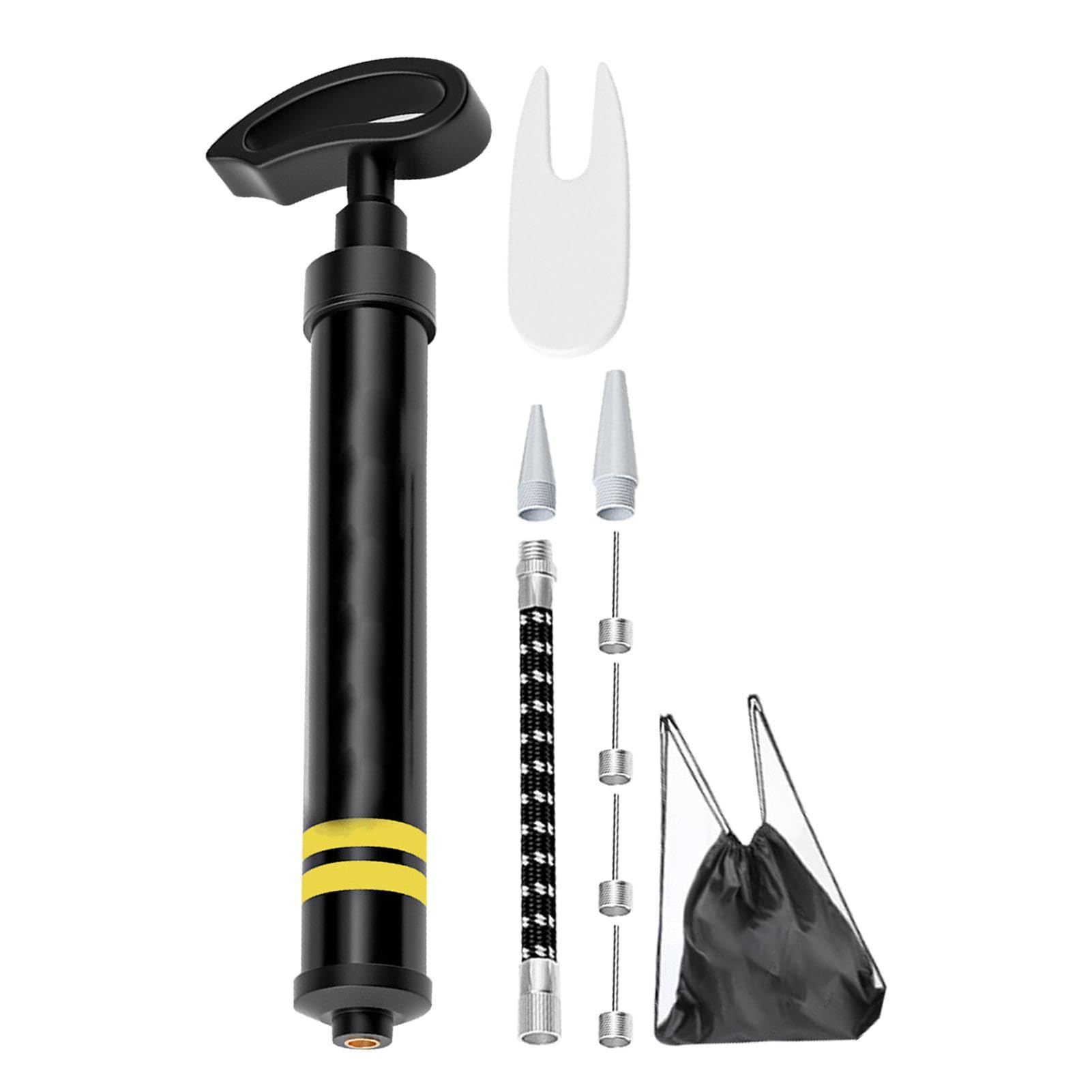 Pompa Per Palloni Racetex - Kit Con Aghi, Valvole E Borsa Per Sport - Foto 10