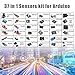 Comidox 37/Set Sensor Assortment Kit 37 in 1 Sensor Module Starter Kit for Arduino MCU Educ(Infrared/Temperature/Avoid Obstacle/Buzzer Sensor etc)