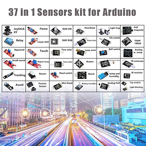 37/Set Sensor Assortment Kit 37 in 1 Sensor Module Starter Kit for Arduino MCU Educ(Infrared/Temperature/Avoid Obstacle/Buzzer Sensor etc) - Image 3