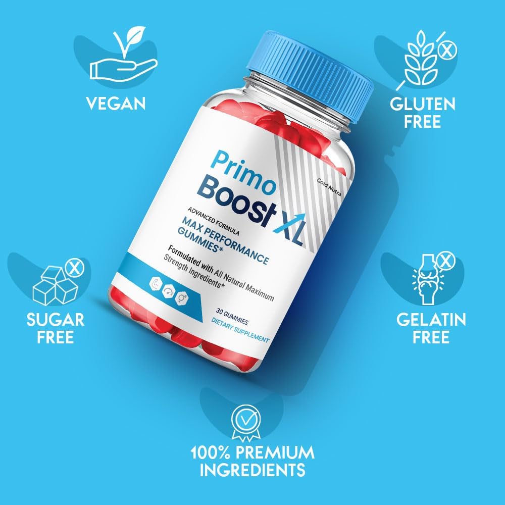 PrimoBoost XL Gummies, Primo Boost XL Supplement, High Potency, All Natural Formula (2 Pack) - Image 5