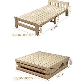 木製シングル折りたたみベッド 81333-01.jpg