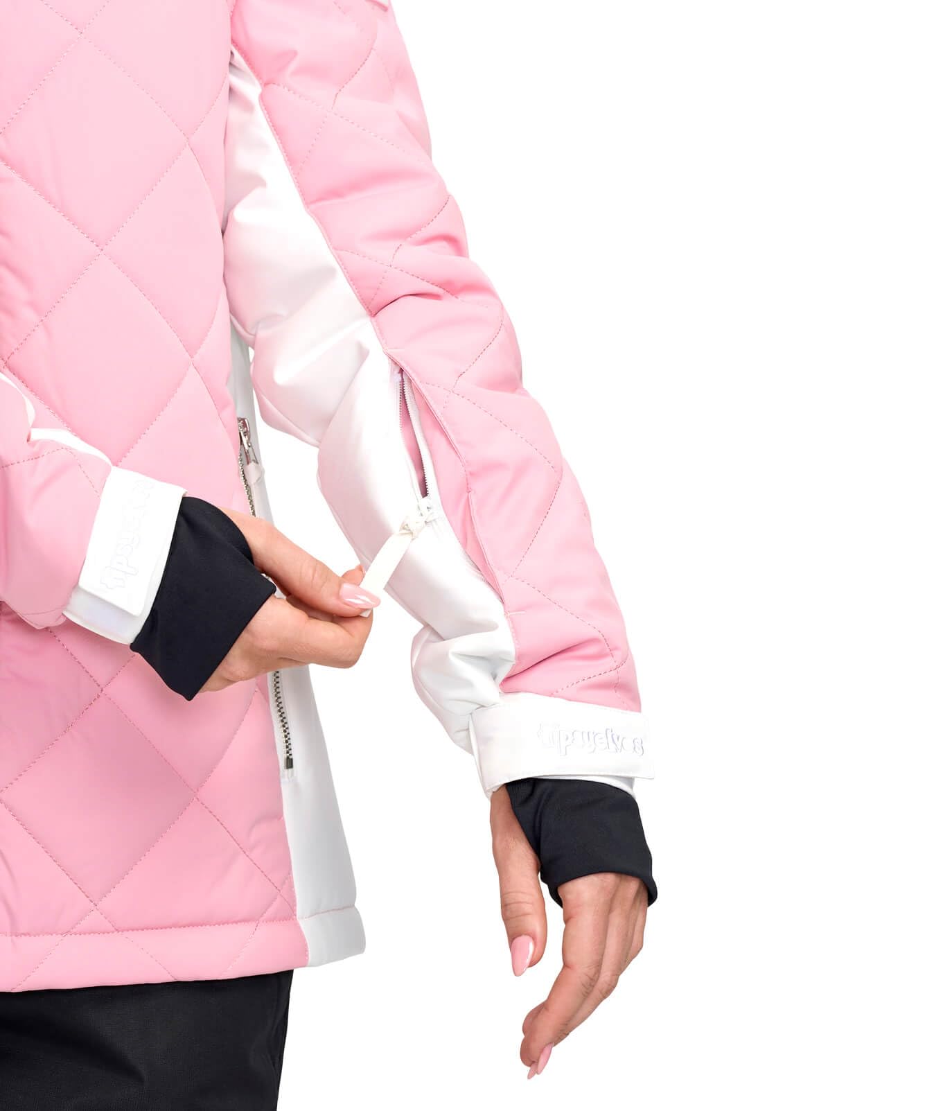 Tipsy Elves Chaquetas de esquí para mujer, ropa de abrigo de esquí con capucha e impermeable para adultos