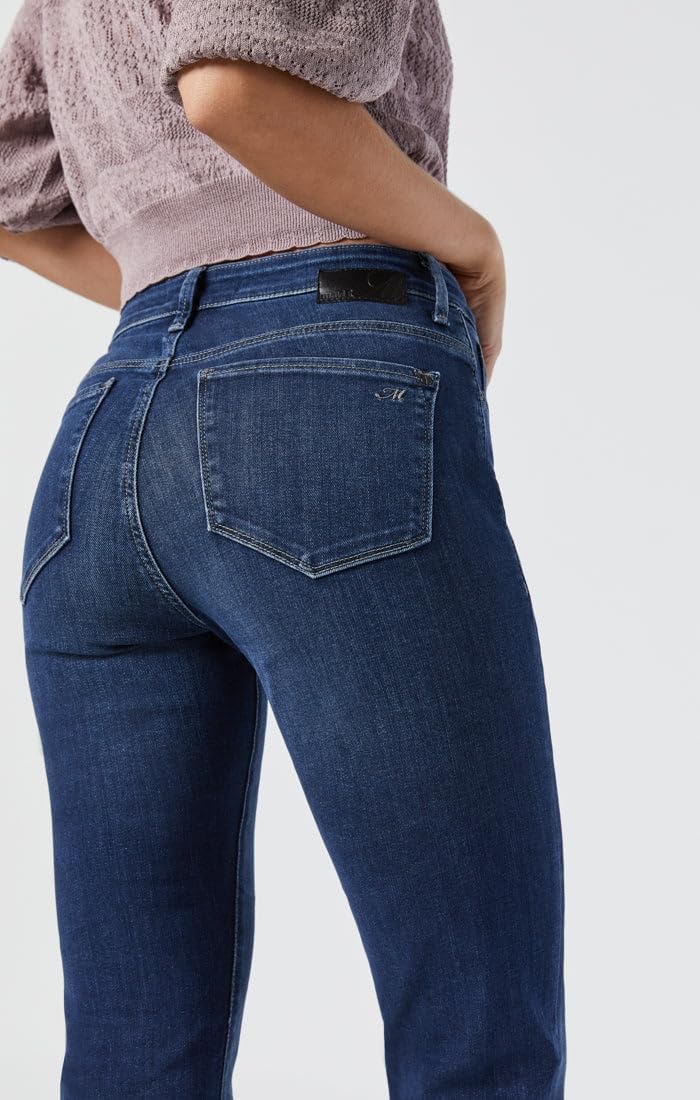 Mavi Women's Kendra High Rise Boyfriend Jeans, Classic Straight Leg Stretch Denim, High Waisted Trendy Womens Jeans - Image 7