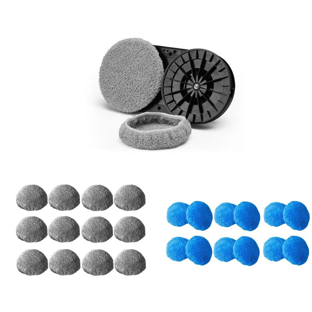 Sharplace Kit de 12 Chiffons en Microfibre Robots Nettoyeur de Vitres Accessoire de Fenêtre