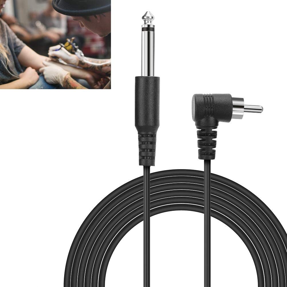 Tattoo Clip Cord, 3.5mm Professional Plug With High Sensitivity Dc/Rca Interfaces Available, Make The Connection Between Cable And Tattoo Machine Closer Tattoo Power Supply Kits Tattoo Supplies