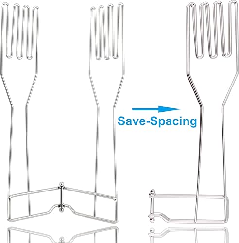 Miniatura 5 de Guantes de cocina Estante de secado, SUS 304 acero inoxidable plato guantes titular