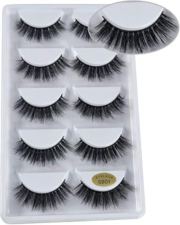 Amazon けまつげ 3 Dミンクつけまつ 毛 化粧ツール アイメイクアップ まつげエクステ 飾り 柔らかい 装着簡単 綺麗 ボリューム濃密 超自然 化粧グッズ パーティー用 3d大きい目 10pcs 5ペア G801 Auton つけまつげ 通販