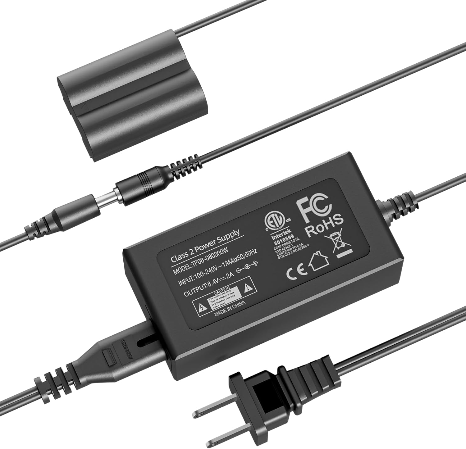 F1TP CP-W235 AC Adapter Power Adapter NP-W235 Dummy Battery Compatible for Fujifilm GFX 50S II / 50SII GFX 100S X-H2S / XH2S X-T4 / XT4 X-T5 / XT5 Cameras