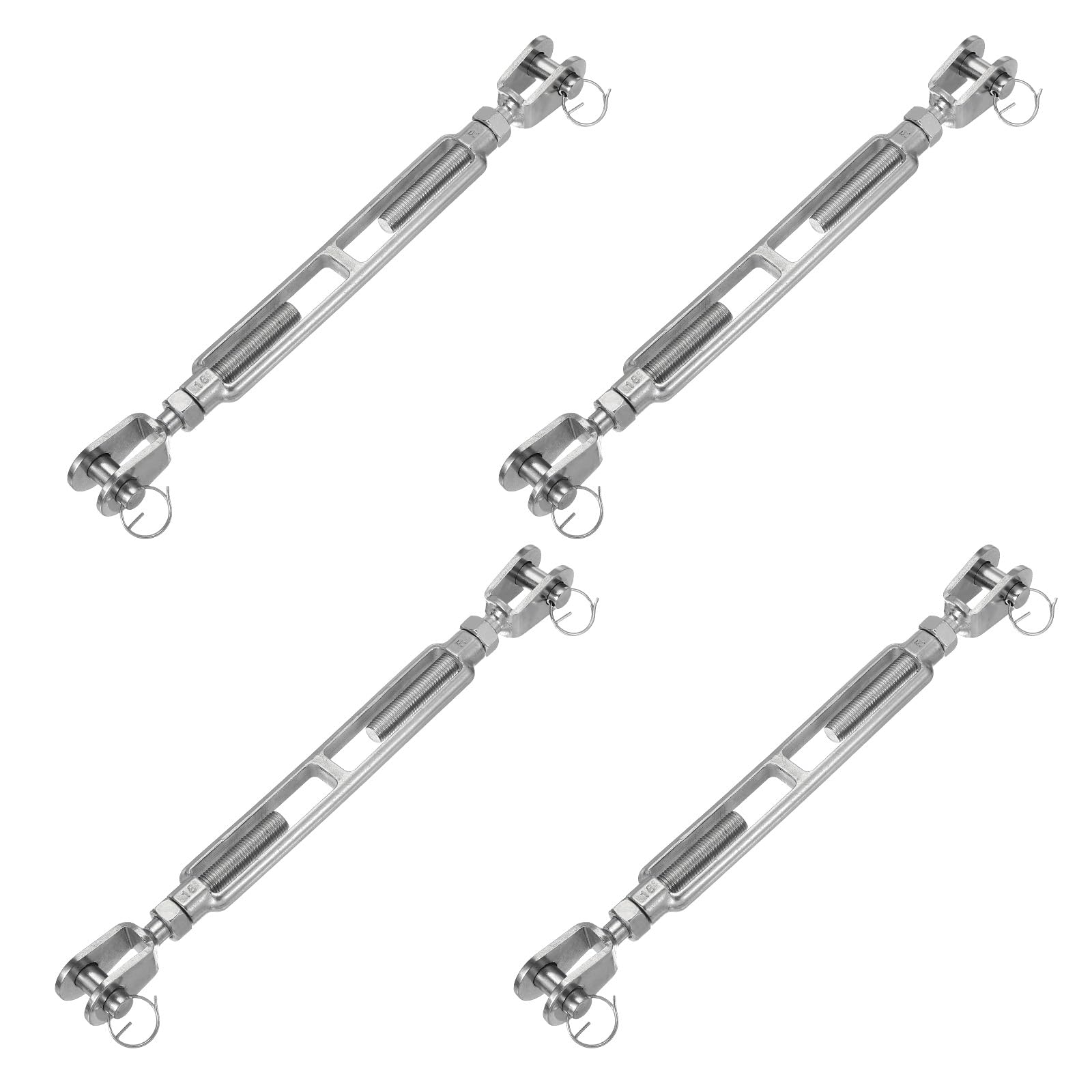 QUARKZMAN 4Pcs M16(5/8") Tendeurs À Câble À Mâchoire Et Mâchoire