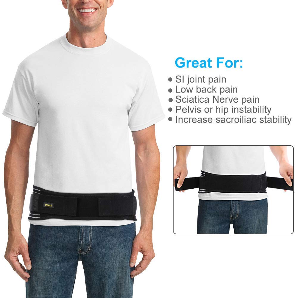 SI Sacroiliac Belt for Women and Men, Adjustable Belt for SI Joint Pain