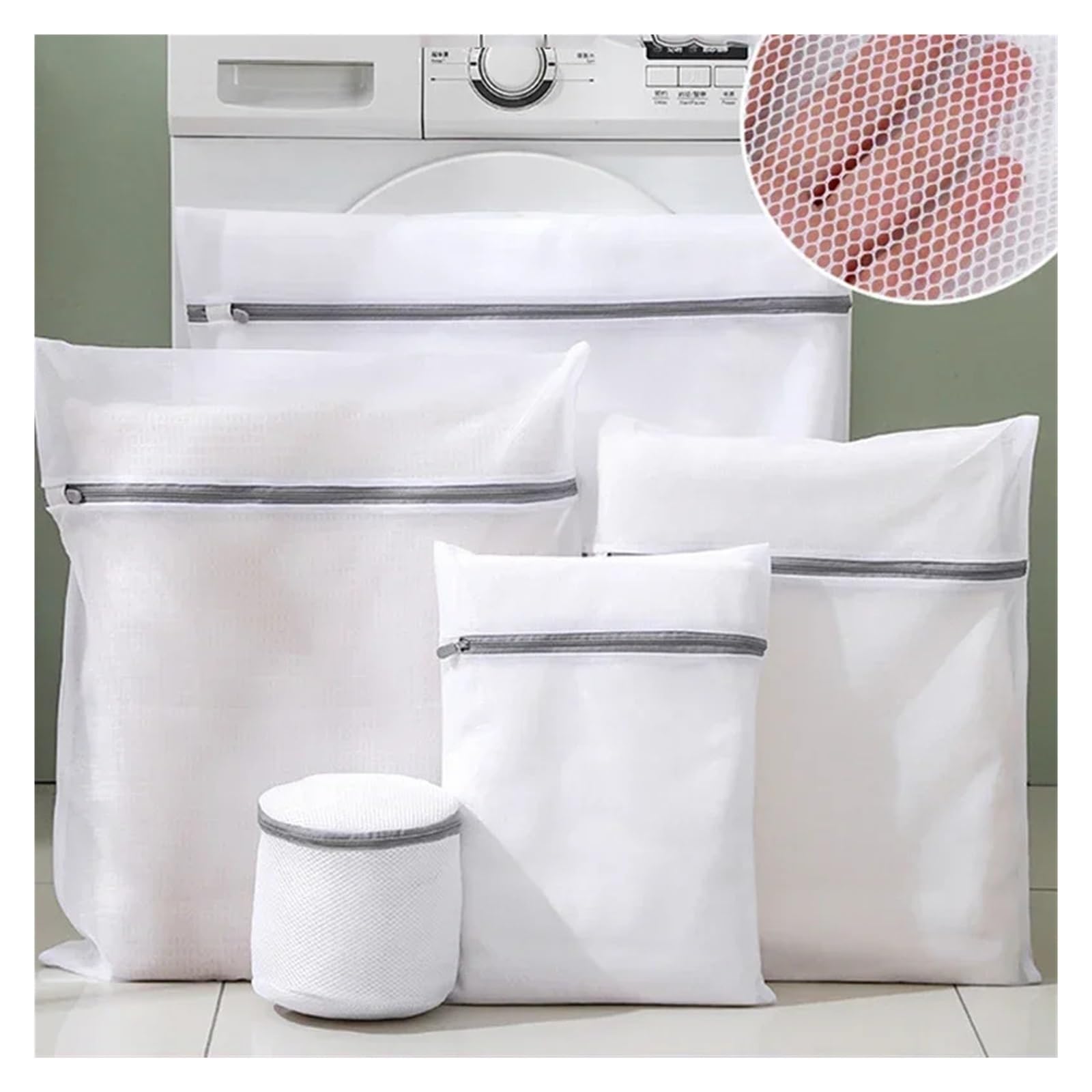 Ropa Interior, Almacenamiento De Zapatos, Cubierta For Máquina De Lavado, Ropa Blanca, Duradera, Bolsa De Lavandería Grande, Organizador De Malla, Calcetines De Sujetador Sucio